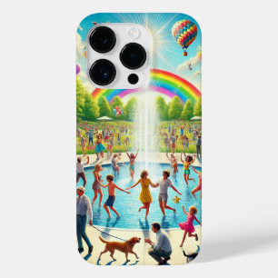 Coque Pour iPhone 14 Pro Jouer au style de groupe - iPhone