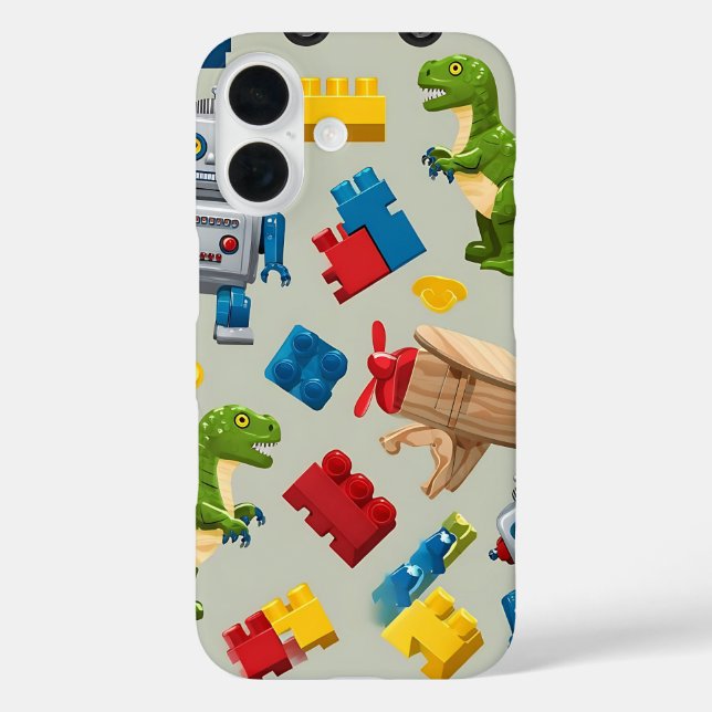 Coques Case-Mate iPhone Jouets pour garçons (Verso)