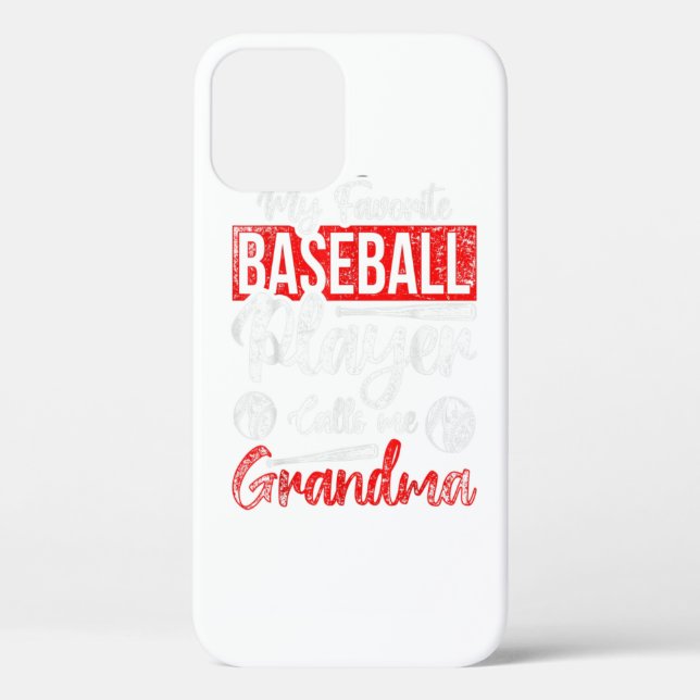Coques Case-Mate iPhone Joueur de baseball Grand-mère Retraite Fan Ba (Verso)