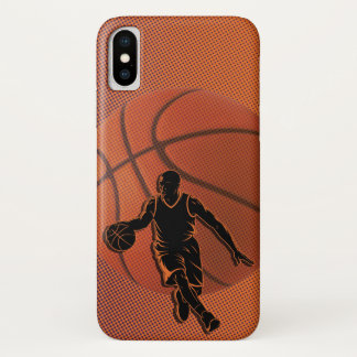 Case-Mate iPhone Case Joueur de basket-ball Dribble Silhouette Sports