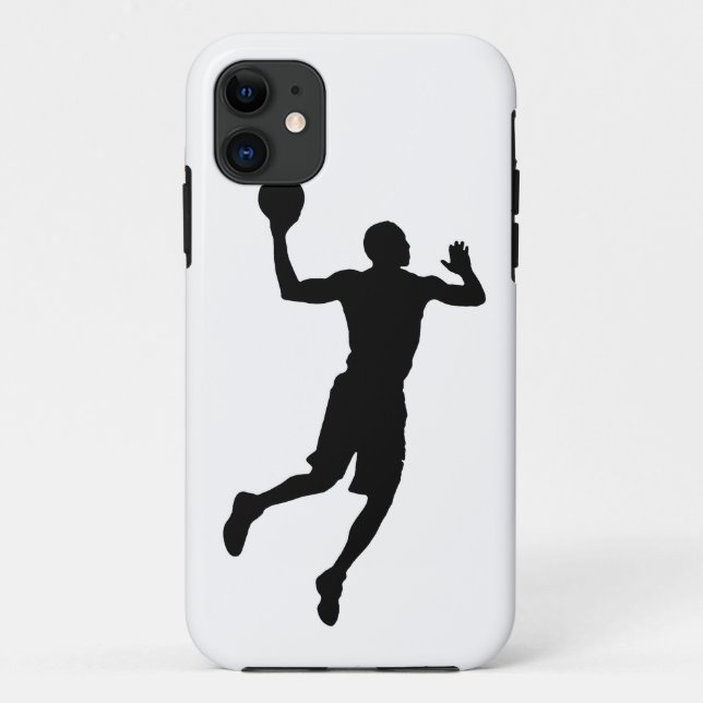 Coques Case-Mate iPhone Joueur de basket-ball Pop Art Silhouette (Dos)