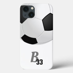 Case-Mate iPhone Case Joueur de football de football nombre Monogramme C
