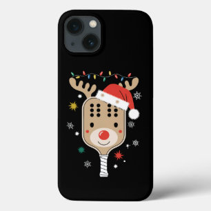Case-Mate iPhone Case Joueur de Pickleball Noël Reindees Noël