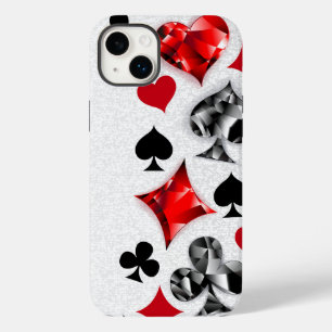 Coque Pour iPhone 14 Plus Joueur de poker Joueur de cartes de jouer costumes