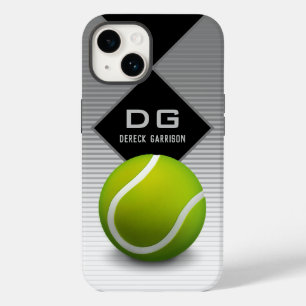 Coque Pour iPhone 14 Joueur de tennis professionnel   Initiales