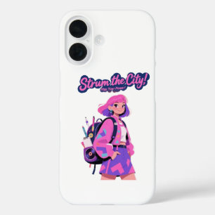 Coque Pour iPhone 16 Jouez dans la ville ! Jouez votre pouvoir ! – Art 