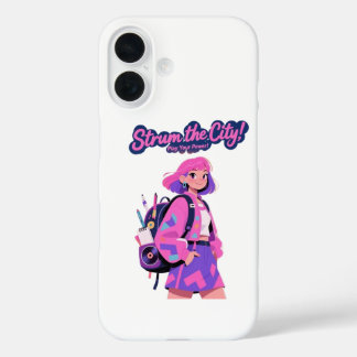 Coque Pour iPhone 16 Jouez dans la ville ! Jouez votre pouvoir ! – Art