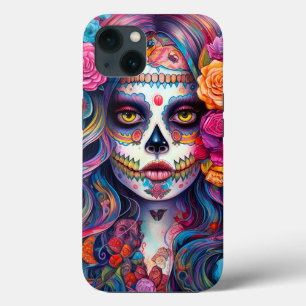Case-Mate iPhone Case Jour De La Fille Du Crâne Sucre Des Morts