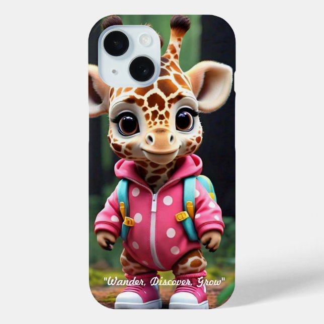 Coques Case-Mate iPhone "Jour de la Girafe pour bébé" (Verso)