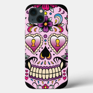 Case-Mate iPhone Case Jour de la mort crâne sucre rose