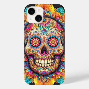 Coque Pour iPhone 14 Jour du crâne de sucre mort
