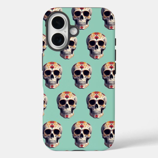 Coques Case-Mate iPhone Jour du crâne mort 2 (Verso)