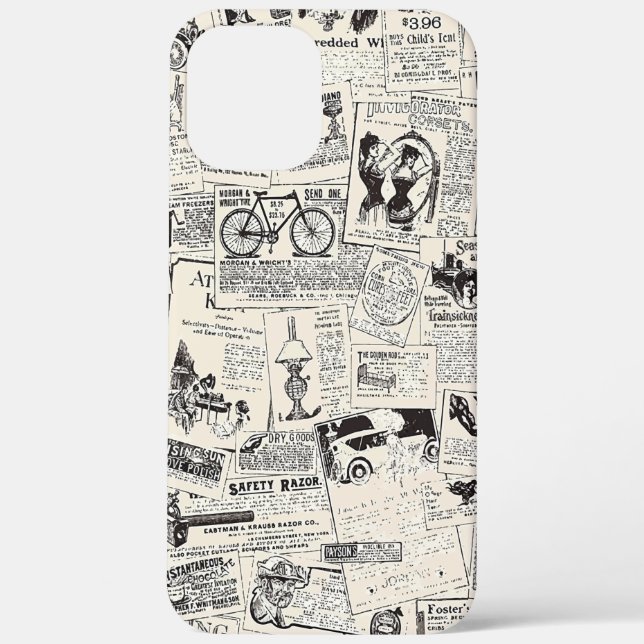 Coques Case-Mate iPhone Journal de l'époque  (Verso)