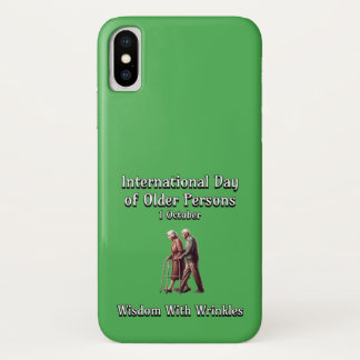 Case-Mate iPhone Case Journée internationale des personnes âgées. Sagess