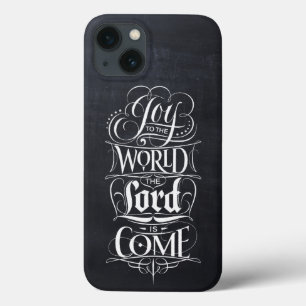 Case-Mate iPhone Case Joy to the World Chalkboard Noël chrétien