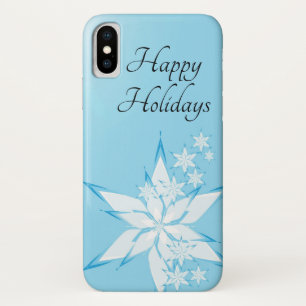 Case-Mate iPhone Case Joyeuses fêtes avec l'art du flocon de neige