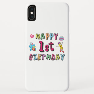 Case-Mate iPhone Case Joyeux 1er anniversaire pour enfants de 1 an B jou