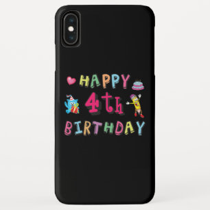 Case-Mate iPhone Case Joyeux 4e anniversaire. 4 ans b-jour.