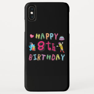 Case-Mate iPhone Case Joyeux 8e anniversaire. 8 ans b-jour.