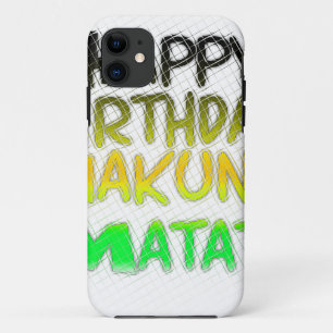 Case-Mate iPhone Case Joyeux anniversaire Hakuna Matata eco Inspirationa