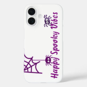 Coque Pour iPhone 16 🕸️ Joyeux araignée Éffrayante