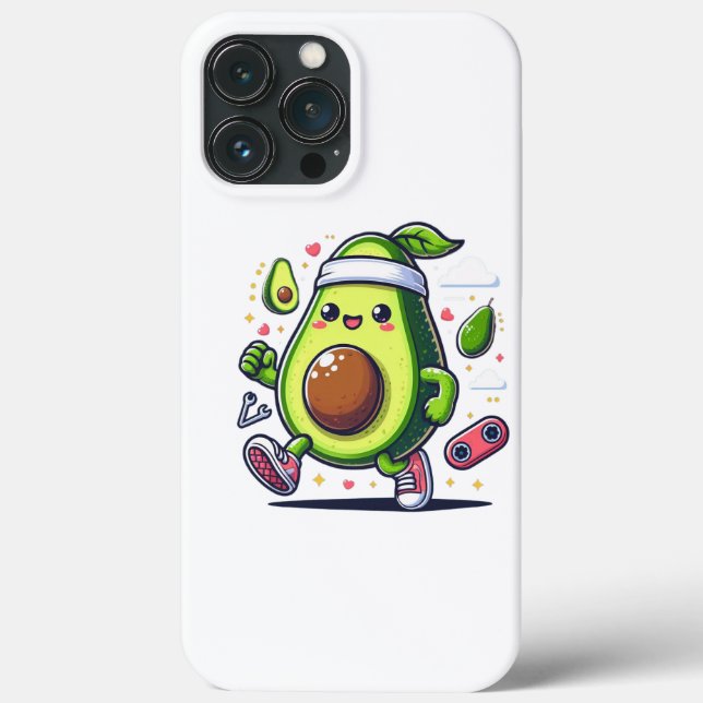 Coques Case-Mate iPhone Joyeux avocat mignon (Verso)