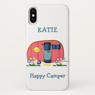 Case-Mate iPhone Case Joyeux Camper rose Vintage Shasta Trailer