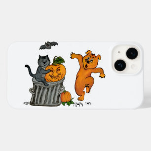 Coques Pour iPhone Joyeux Halloween ! Chien et araignée de chauve-sou