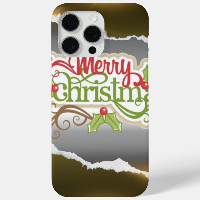 Coques Case-Mate iPhone Joyeux Noël  (Verso)