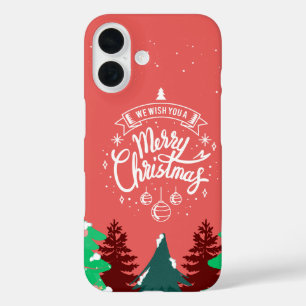 Coque Pour iPhone 16 Joyeux Noël