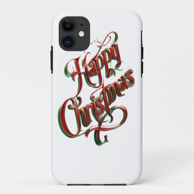 Coques Case-Mate iPhone Joyeux Noël (Dos)