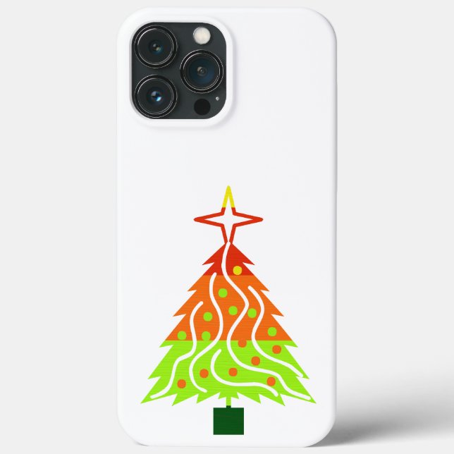Coques Case-Mate iPhone Joyeux Noël Arbre (Verso)