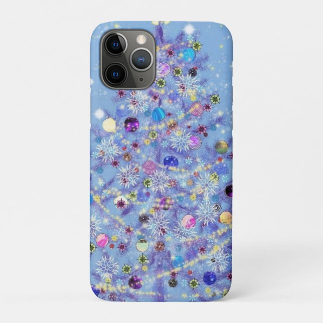 Coques Case-Mate iPhone Joyeux Noël - Arbre de Noël (Dos)