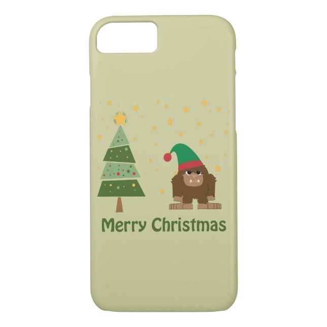 Coques Case-Mate iPhone Joyeux Noël Bigfoot (Dos)