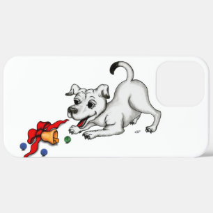 Case-Mate iPhone Case Joyeux Noël! Chiot avec Bell et Ball