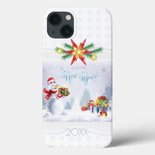 Case-Mate iPhone Case Joyeux Noël et Bonne Année ! Snowman 20XX