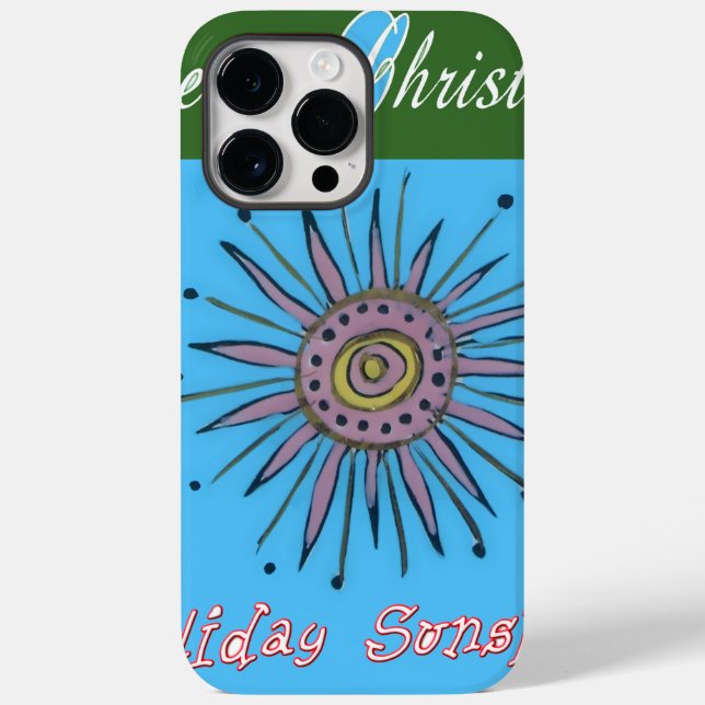 Coques Case-Mate iPhone Joyeux Noël Sunshine Holiday.png (Verso)