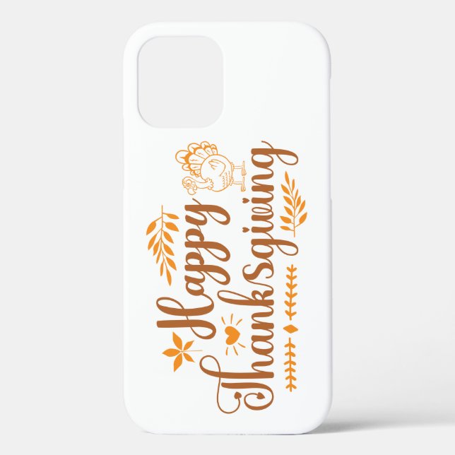 Coques Case-Mate iPhone Joyeux Thanksgiving (Verso)