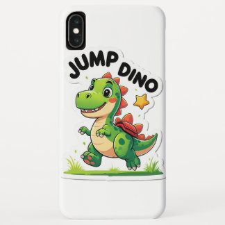 Case-Mate iPhone Case Jump Dino - Sticker de dessin animé
