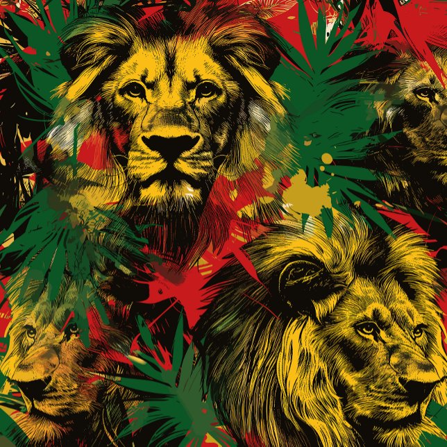 Coques Case-Mate iPhone Jungle Abstraite Rasta Lion One Love Reggae Jamaïq (Créateur téléchargé)