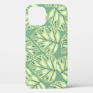 Case-Mate iPhone Case jungle botanique sans couture motif en vert pastel