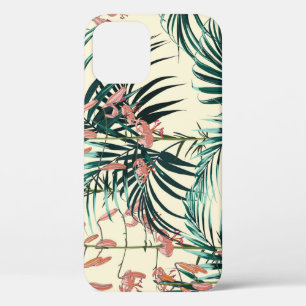 Case-Mate iPhone Case Jungle vintage : Vert foncé, Lys orange.