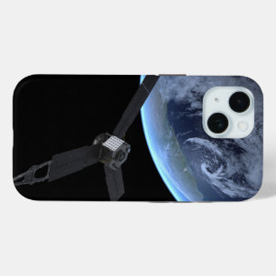 Coque Pour iPhone 15 Juno Spacecraft Pendant Son Vol Sur Terre