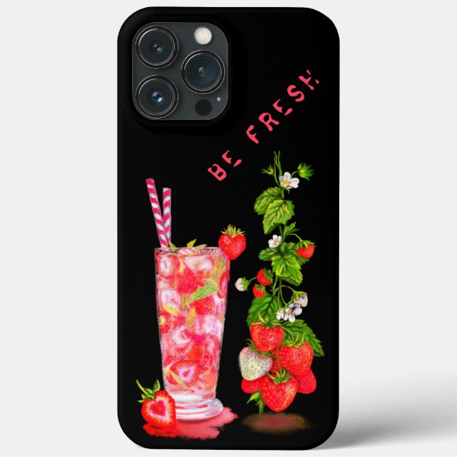 Coques Case-Mate iPhone Jus de fraise Boisson Cool (Verso)