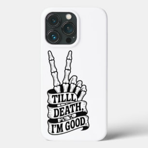 Case-Mate iPhone Case Jusqu'à la mort Paix Squelette main
