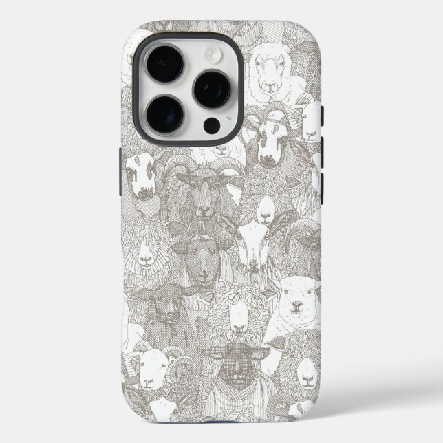 Coques Case-Mate iPhone just sheep natural white (Verso)