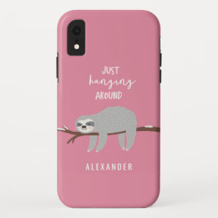 Case-Mate iPhone Case Juste accrochant autour de la paresse lumineuse de