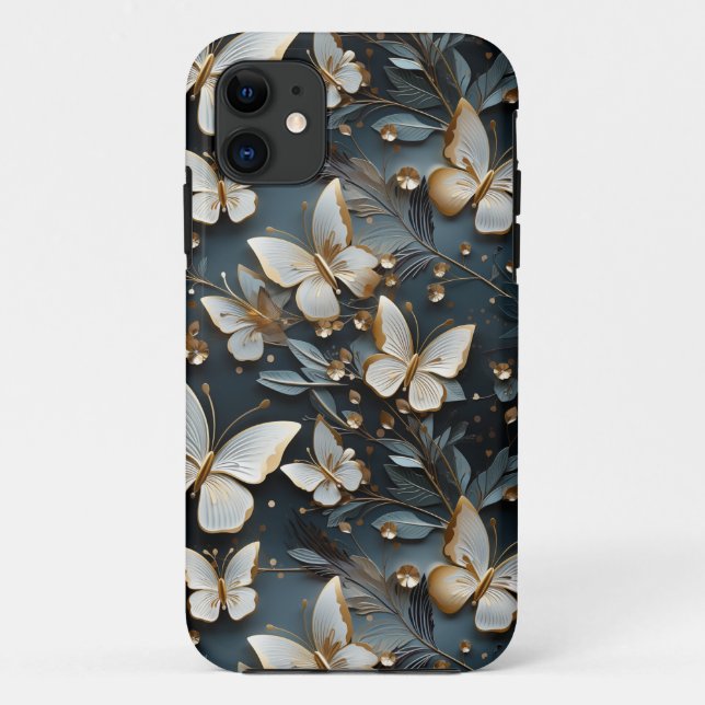 Coques Case-Mate iPhone Juste des papillons (Dos)