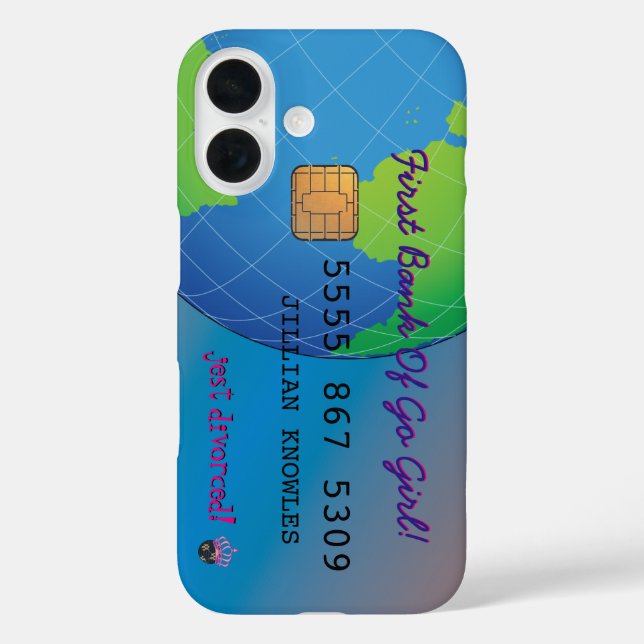 Coques Case-Mate iPhone Juste Divorcé Drôle Fab Femme Plaisanterie (Verso)