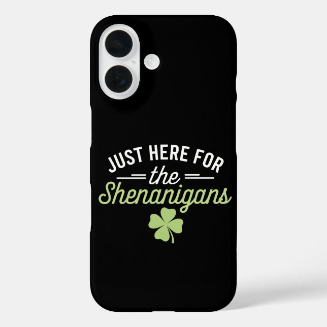 Coques Case-Mate iPhone Juste ici pour la Saint Patrick des Shenanigans (Verso)